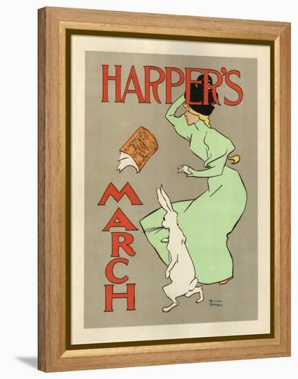 Harper's March, 1894-Edward Penfield-Framed Premier Image Canvas