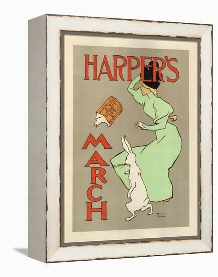 Harper's March, 1894-Edward Penfield-Framed Premier Image Canvas