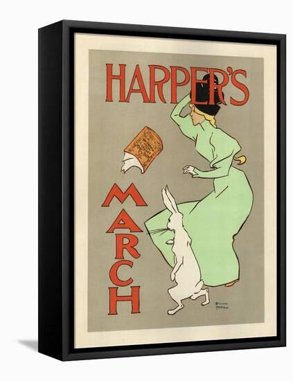 Harper's March, 1894-Edward Penfield-Framed Premier Image Canvas