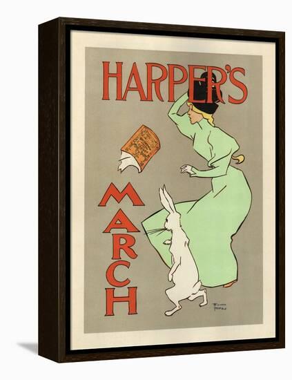 Harper's March, 1894-Edward Penfield-Framed Premier Image Canvas