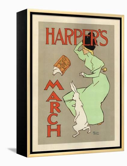 Harper's March, 1894-Edward Penfield-Framed Premier Image Canvas