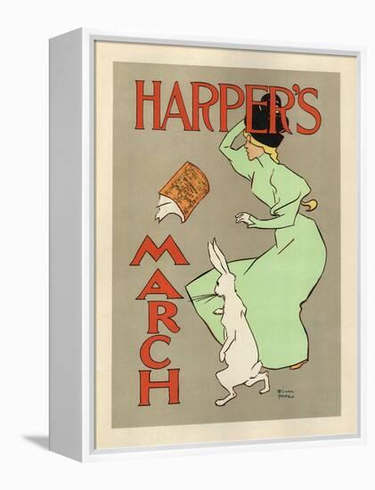 Harper's March, 1894-Edward Penfield-Framed Premier Image Canvas