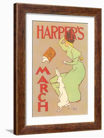 Harper's, March-null-Framed Art Print