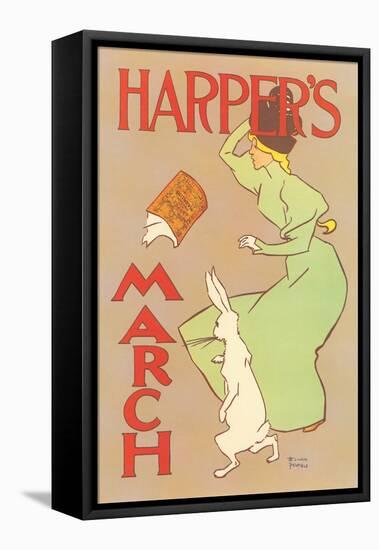 Harper's, March-null-Framed Stretched Canvas