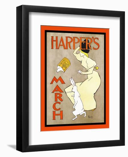 Harper's March-Edward Penfield-Framed Art Print