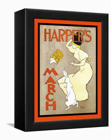 Harper's March-Edward Penfield-Framed Stretched Canvas