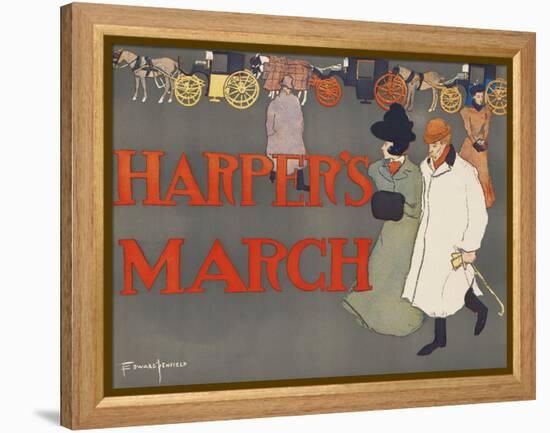 Harper's March-Edward Penfield-Framed Stretched Canvas