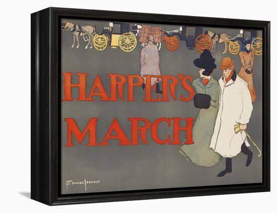 Harper's March-Edward Penfield-Framed Stretched Canvas