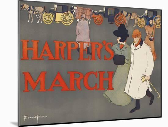 Harper's March-Edward Penfield-Mounted Art Print