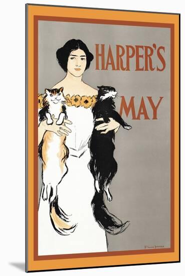 Harper's May-Edward Penfield-Mounted Art Print