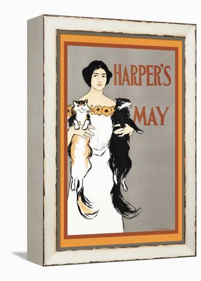 Harper's May-Edward Penfield-Framed Stretched Canvas