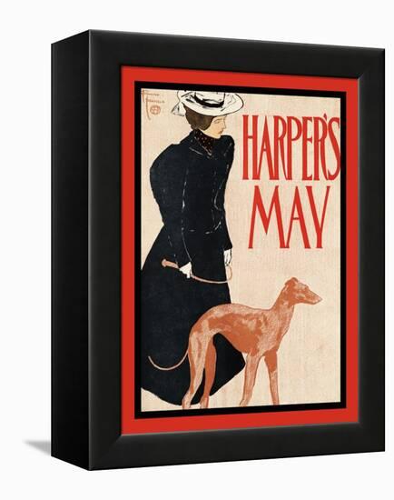 Harper's May-Edward Penfield-Framed Stretched Canvas