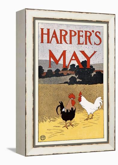 Harper's May-Edward Penfield-Framed Stretched Canvas