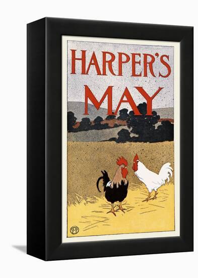 Harper's May-Edward Penfield-Framed Stretched Canvas