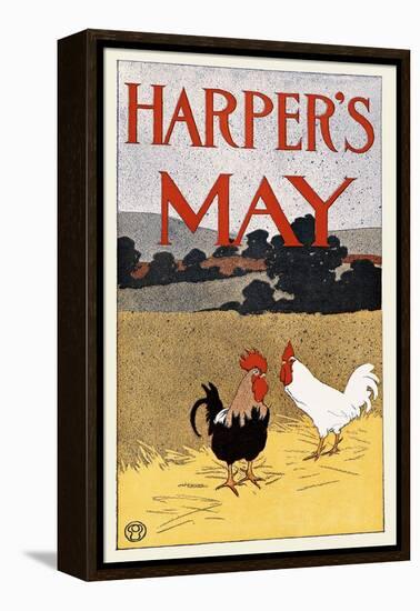 Harper's May-Edward Penfield-Framed Stretched Canvas