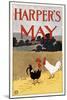 Harper's May-Edward Penfield-Mounted Art Print