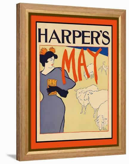 Harper's May-Edward Penfield-Framed Stretched Canvas