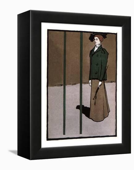 Harper's October, c.1897-Edward Penfield-Framed Premier Image Canvas