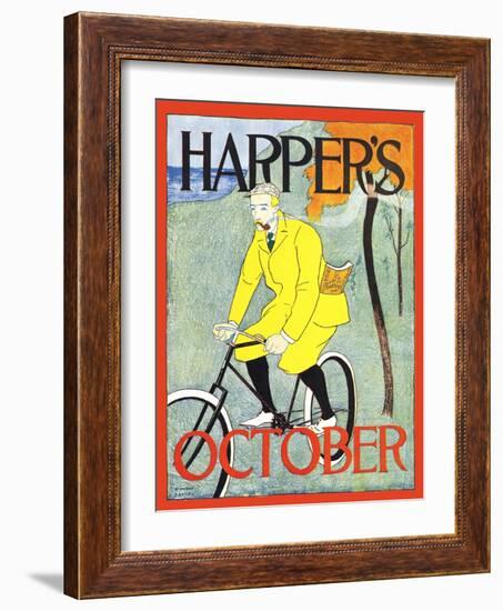 Harper's October-Edward Penfield-Framed Art Print