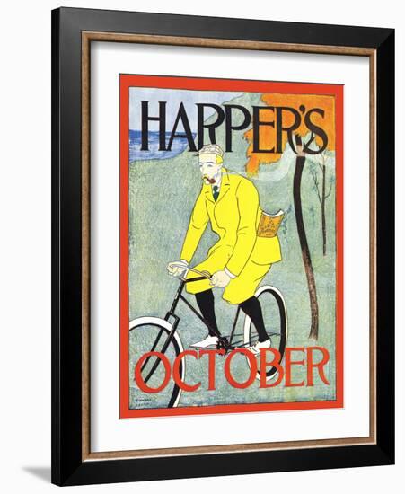 Harper's October-Edward Penfield-Framed Art Print