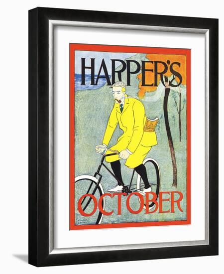 Harper's October-Edward Penfield-Framed Art Print