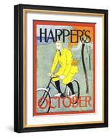 Harper's October-Edward Penfield-Framed Art Print