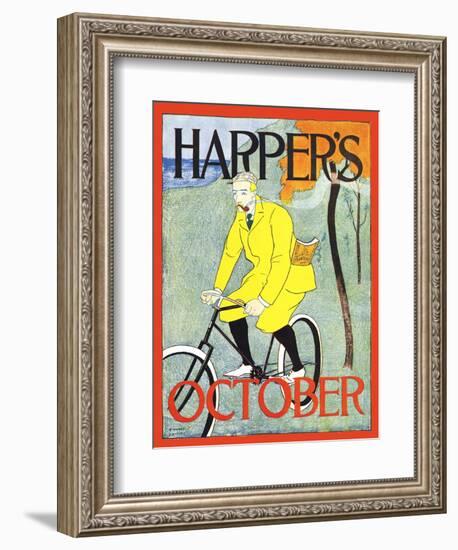 Harper's October-Edward Penfield-Framed Art Print