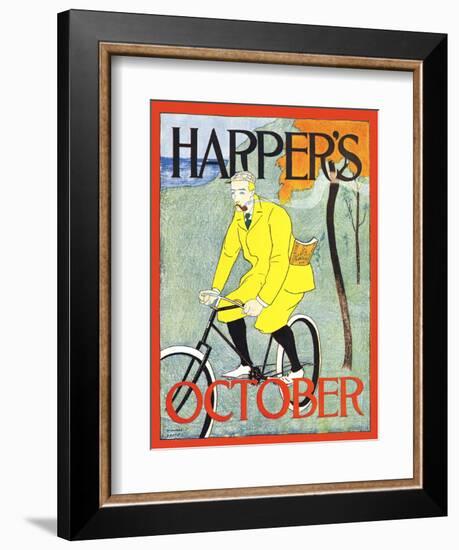 Harper's October-Edward Penfield-Framed Art Print