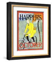 Harper's October-Edward Penfield-Framed Art Print