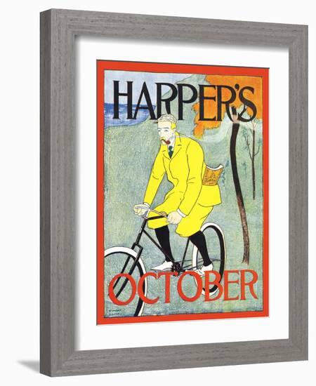 Harper's October-Edward Penfield-Framed Art Print