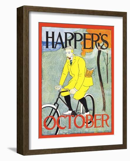 Harper's October-Edward Penfield-Framed Art Print