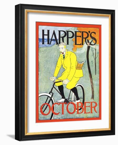 Harper's October-Edward Penfield-Framed Art Print