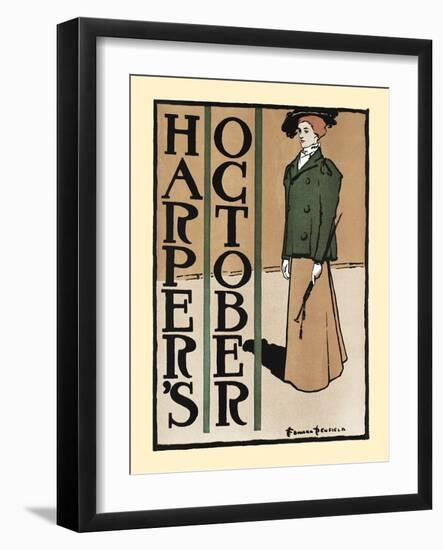 Harper's October-Edward Penfield-Framed Art Print