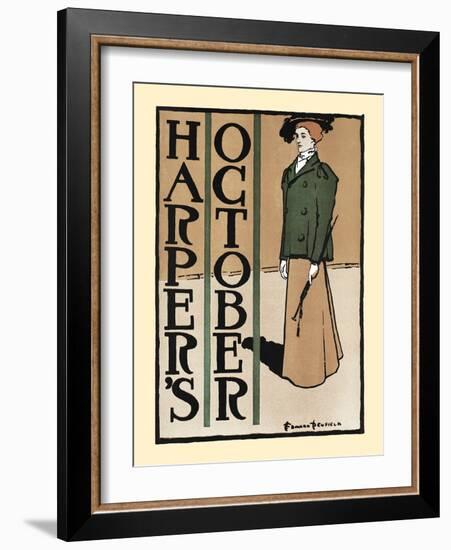 Harper's October-Edward Penfield-Framed Art Print