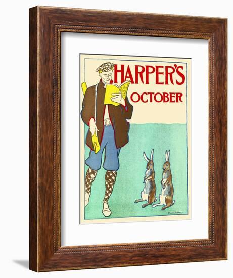 Harper's October-Edward Penfield-Framed Art Print