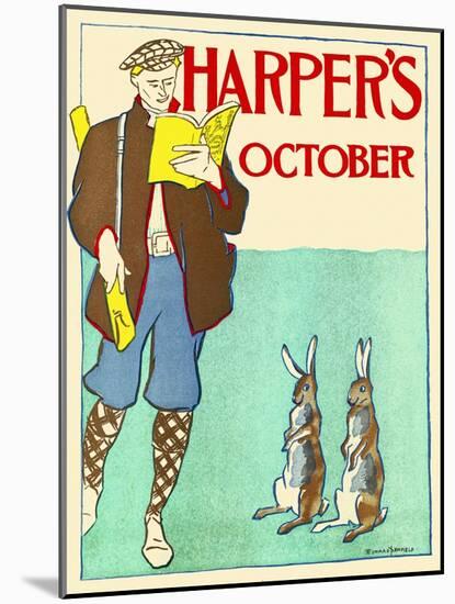 Harper's October-Edward Penfield-Mounted Art Print