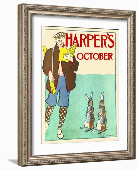 Harper's October-Edward Penfield-Framed Art Print