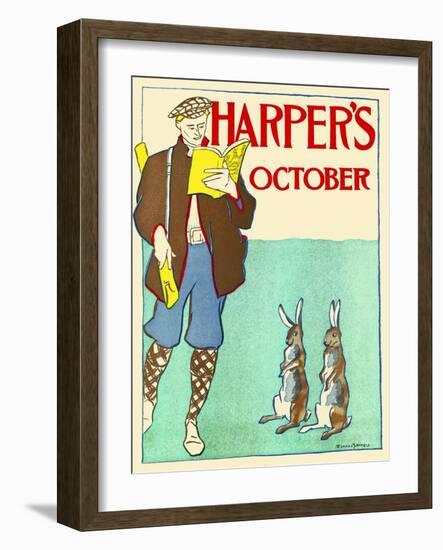 Harper's October-Edward Penfield-Framed Art Print