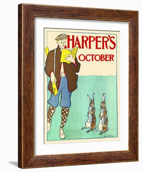 Harper's October-Edward Penfield-Framed Art Print