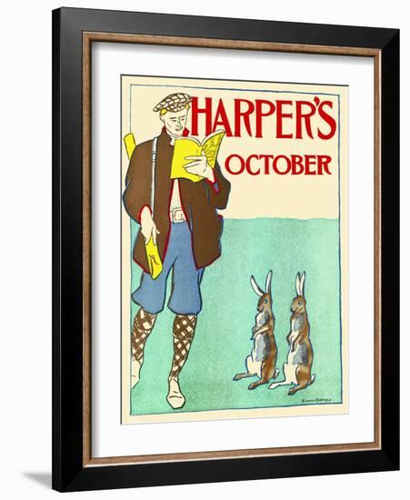 Harper's October-Edward Penfield-Framed Art Print