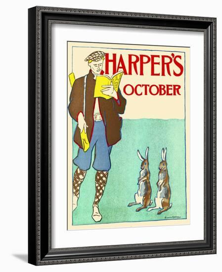 Harper's October-Edward Penfield-Framed Art Print