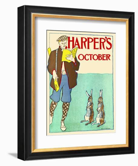 Harper's October-Edward Penfield-Framed Art Print