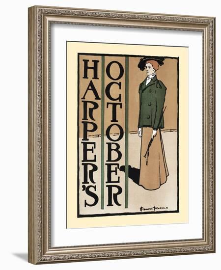 Harper's October-Edward Penfield-Framed Art Print