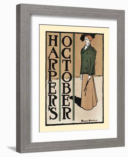 Harper's October-Edward Penfield-Framed Art Print