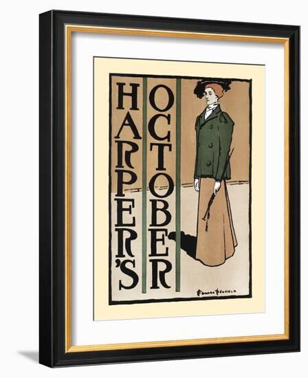 Harper's October-Edward Penfield-Framed Art Print