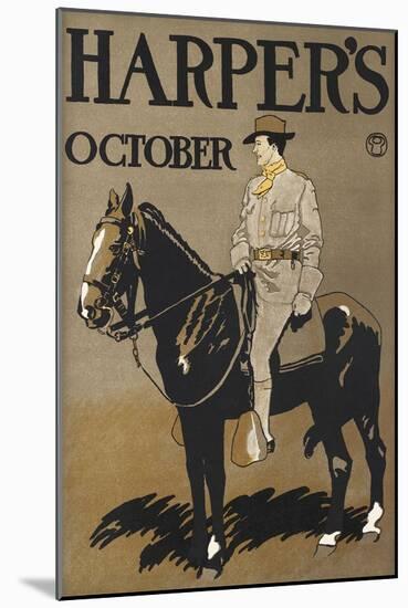 Harper's October-Edward Penfield-Mounted Art Print