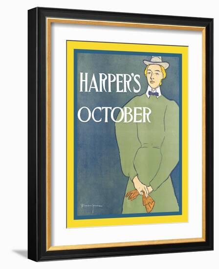 Harper's October-Edward Penfield-Framed Art Print