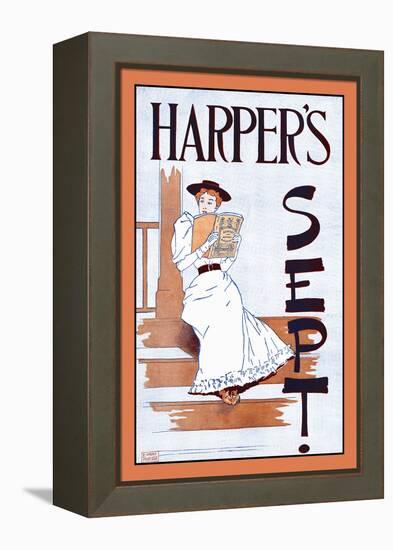 Harper's Sept.-Edward Penfield-Framed Stretched Canvas