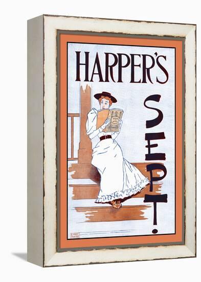 Harper's Sept.-Edward Penfield-Framed Stretched Canvas