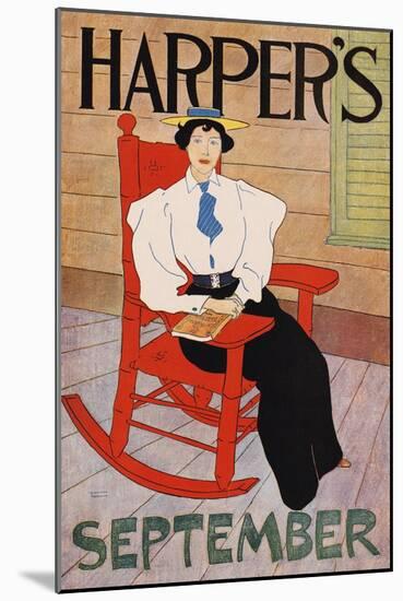 Harper's September-Edward Penfield-Mounted Art Print